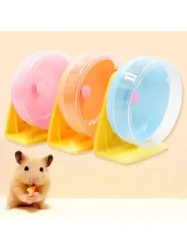 

Household Small Pet Hamster Running Wheel with Stand Running Jogging Plastic Toy 91AD
