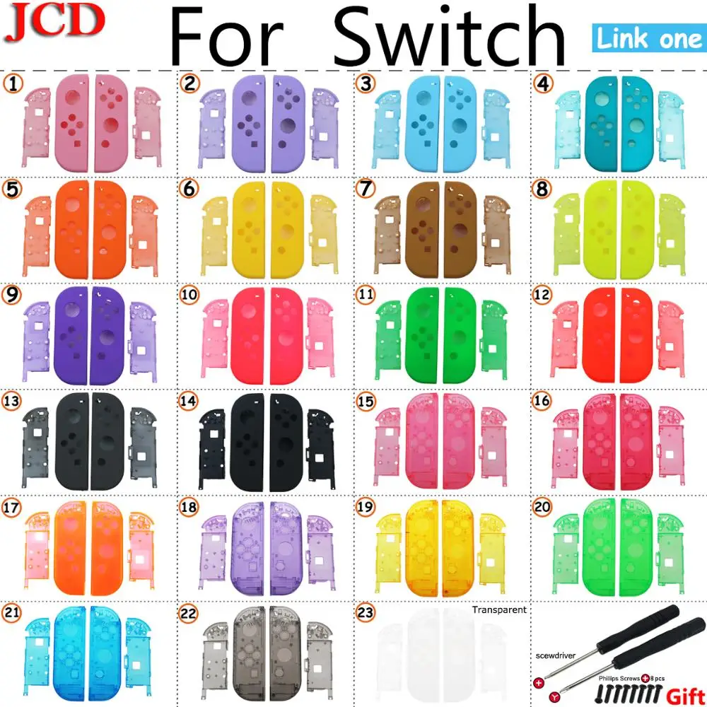 Чехол JCD для Nintendo For Switch NS for Joy Con сменный корпус чехол NX джойкона контроллера