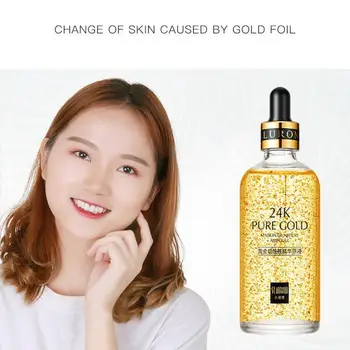 

24k Gold Nicotinamide Solution Hyaluronic Acid Face And Hydrating Brighten Care Serum Lift Moisturizing Shrink Pore G7Y3