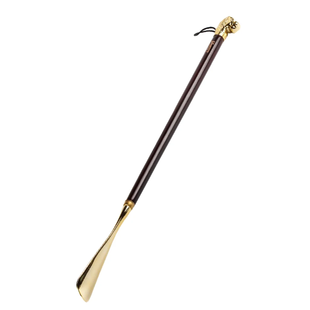 22.8inch Alloy & Wood Long Handle Shoe Horn Shoes Care Tool -Shoehorn 22.8inch Alloy & Wood Long Handle Shoe Horn Shoes Care Tool -Shoehorn