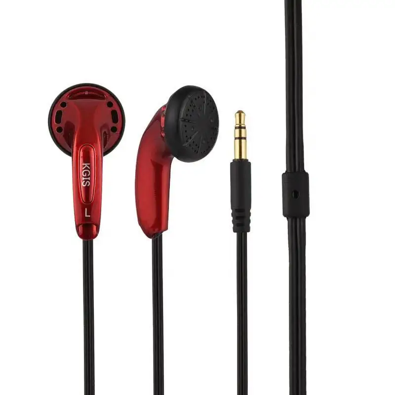 DIY KGIS динамические наушники-вкладыши с плоской головкой Hi-Fi басовые лучше чем
