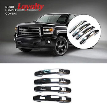 

LOYALTY for 14-20 GMC Sierra Chevy Silverado Chevy Tahoe Suburban Door Handle Cover ABS Chrome Car Styling Auto Accessories