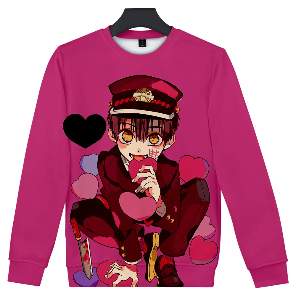 Аниме унитаз связанный Jibaku Shounen Hanako Kun 3D принт смешная толстовка женская