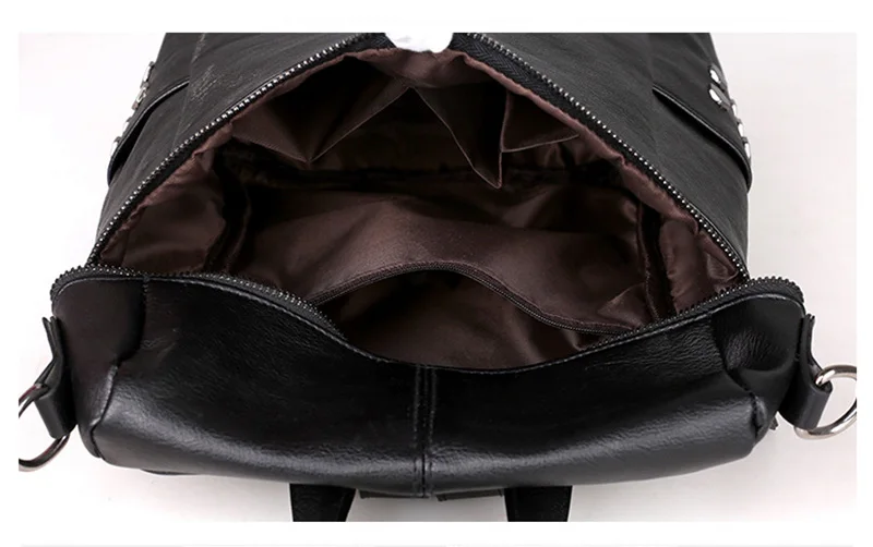 Yogodlns рюкзак в стиле ретро с заклепками женские рюкзаки из искусственной кожи для девочек и мальчиков школьные сумки модная дорожная сумка через плечо