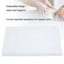 100 шт./пакет одноразовые Красота салон Массажная кровать Полотенца спа постельная Подушка Уход за кожей лица ткани средства ухода за кожей, массажные релаксирующие медицинское обслуживание c