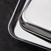 1 Pc Stainless Steel Storage Trays Steamed Sausage Dish Rectangle Fruit Bread Cookie Pans Multi-Function Kitchen Baking Plate 5