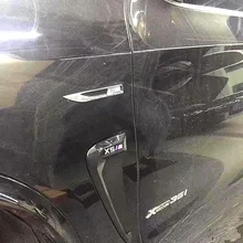 Z-ART пластик переднее крыло вентиляционные отверстия для BMW F16 X6- крыло воздуховод для BMW X5 X6 черные боковые отверстия