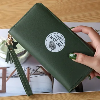 

2019Korean Version of the New Wallet Women's Long Original Small Fresh Wallet Purse Multiple Card Slots Clutch Bag