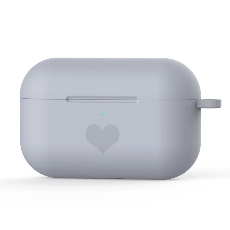 Чехол для пары Airpods Pro, чехол, оболочка, беспроводная Bluetooth гарнитура, зарядная коробка, защита кожи для Apple, новинка, Air Pods Pro 3 - Цвет: Grey