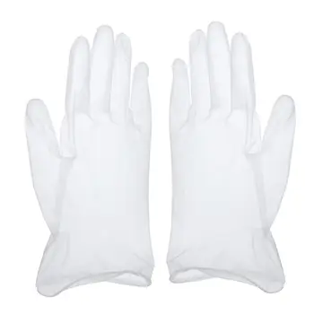 

100pcs Gloves PVC Powder Free Glove Food Handling and Food Service Guantes Desechable Touchless Working With Face Masks Safety