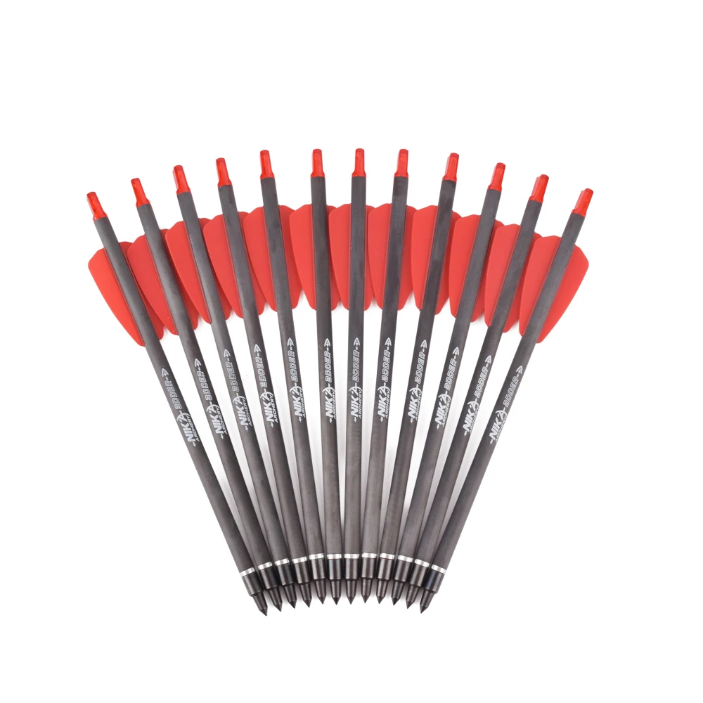 12/24 Pcs Bullone Balestra Freccia In Carbonio Serie R9 Bullone Balestra Freccia Da Caccia