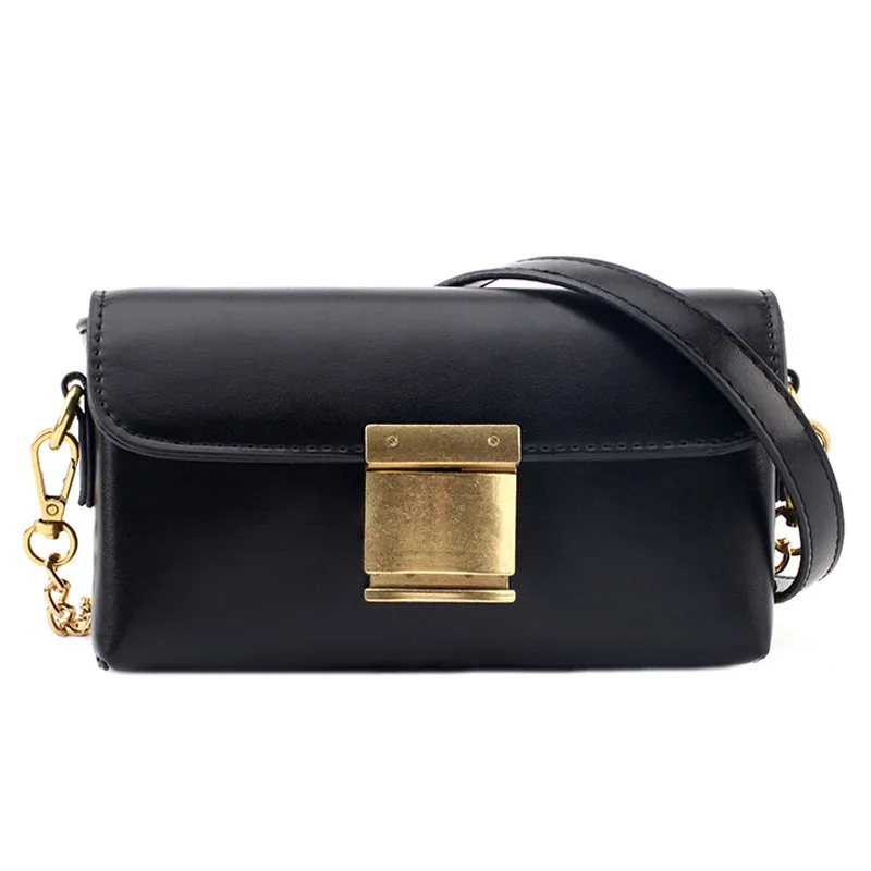 

2019 Fashion Small Solid Colors Shoulder Bag Female Handbags PU Leather Women's Designer Handbag Chain Shoulder Messenger bags