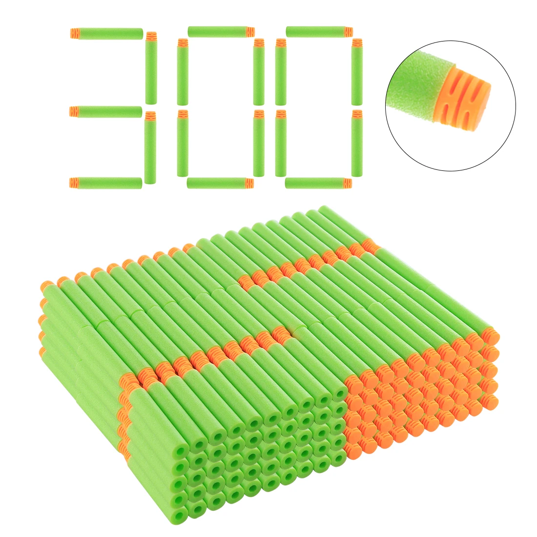 300 шт. 7 2*1 3 см запасные дротики мягкие пули для Nerf элитная Серия бластеры