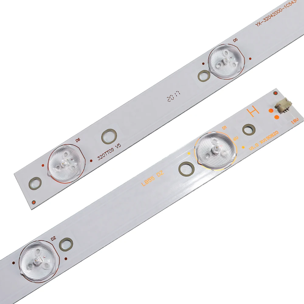 2pcs/kit LED Ʈ Ʈ 6   32PFL5708/F7 32PHG4109/78 32PHH4109/88 320TT09 V5 V4 32PFL3138H/12 32PFL3168