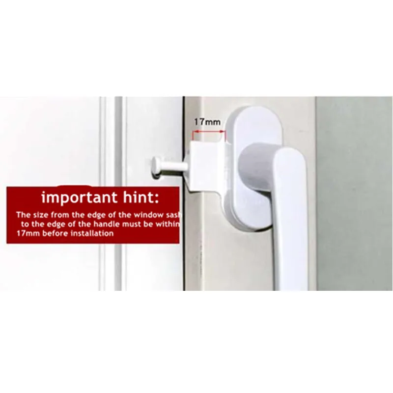 Window limiter latch Adjustable position Locator Wind Brace for stopper casement window lock security safety child Protection