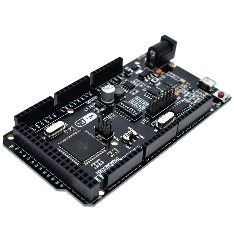 Mega2560 + Wi Fi R3 ATmega2560 ESP8266 32Мб оперативной памяти USB TTL CH340G. Совместимость с Arduino Mega NodeMCU