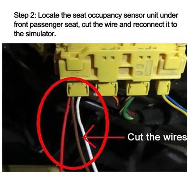 Emulador de sensor de ocupación del asiento Herramienta dianogstic para Bwm  E31 E46 E60 E65 E70 E87 Serie E90 Escáneres de airbag automático para coche  Simuladores de herramientas