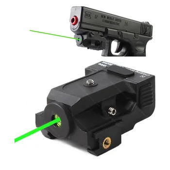 

L101G Mini CS Tactical Sub Compact Micro Rechargeable Green Laser Collimator Sight for 20mm Track Clamp Gun Handgun Pistol Glock