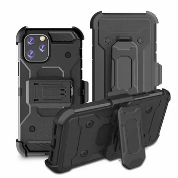 

For iphone XR case Belt Case Shockproof Clip Back Cover For Apple iPhone 11 Pro Max 6 6s 7 8 Plus Protective Case With Kickstand