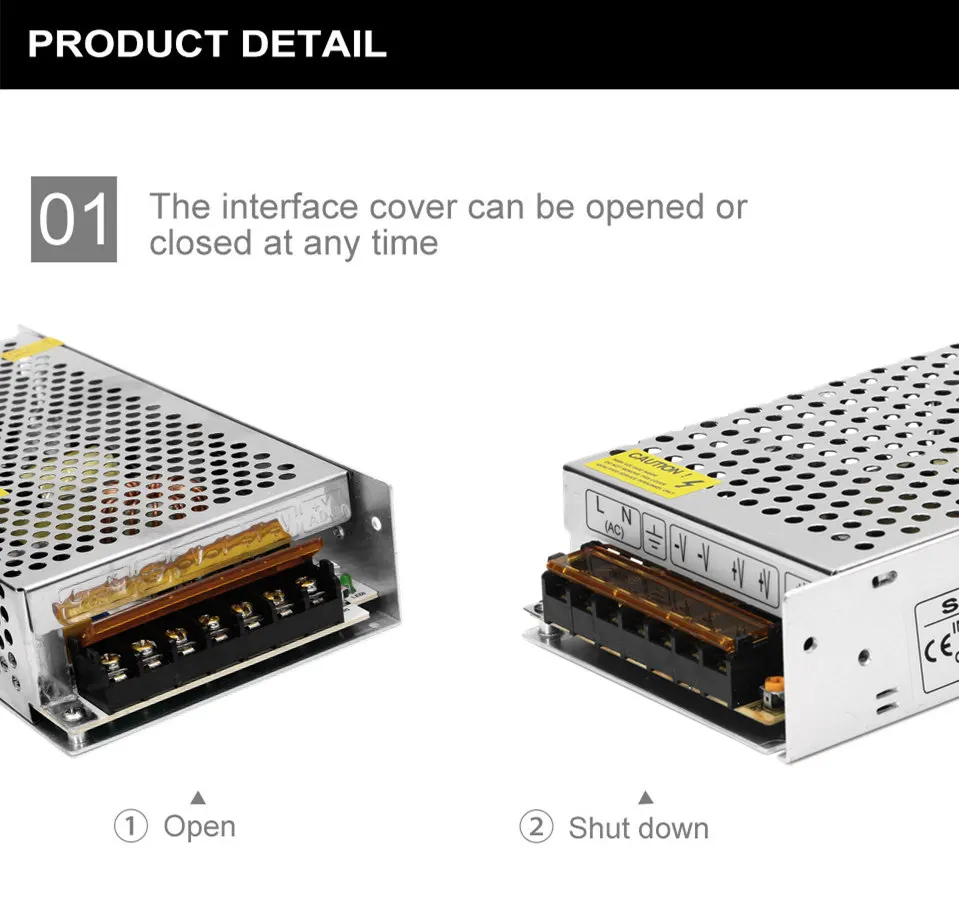 AC 110 V-220 V TO DC 12 V 1A 3A 5A 10A 15A 20A 30A светодиодный адаптер питания для светодиодных лент светильник