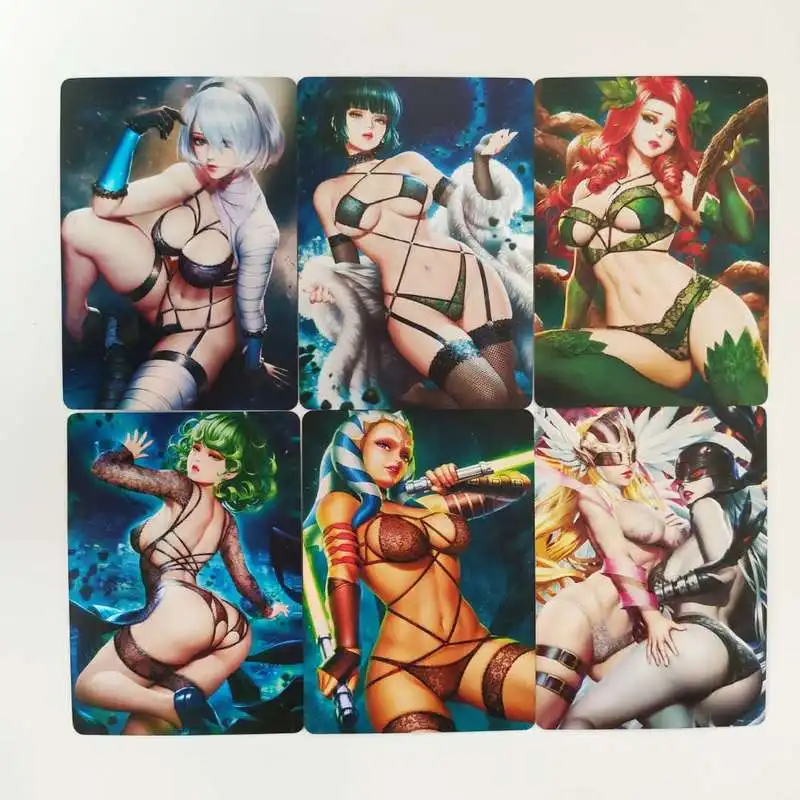 9 шт./компл. ACG Beauty Card Fubuki Angewomon сексуальные игрушки для красоты хобби
