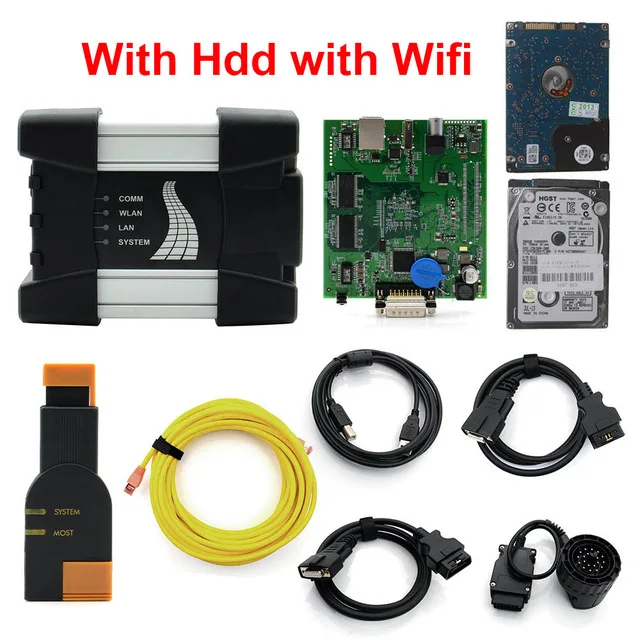 Wifi V2019 ISTA ICOM A2+ B+ C ICOM следующая Диагностика wifi и инструмент программирования для автомобилей поддержка многоязычных - Цвет: NEXT fullsetWIFI HDD