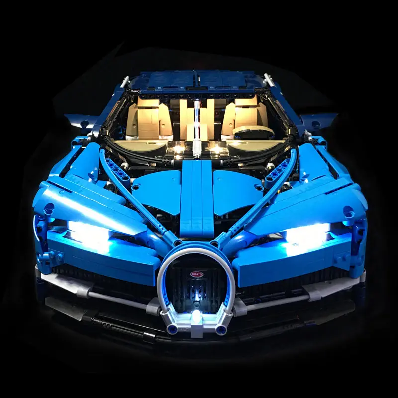 Светодиодный светильник для 42083 20086 3388 Bugatti Chiron technic гоночный автомобиль строительные блоки игрушки подарки(только светильник