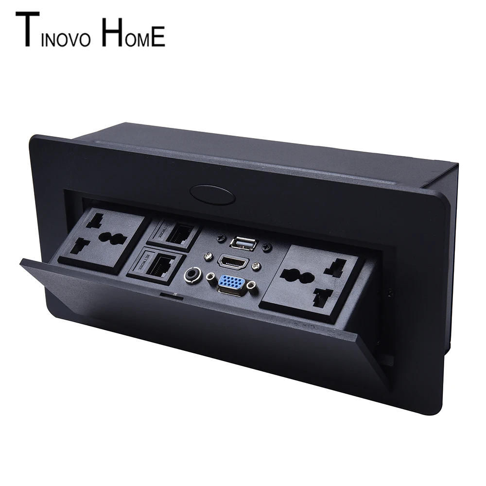 Универсальная настольная розетка/медленная Выдвижная розетка/HD hdmi USB Двойная