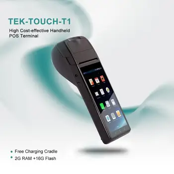 Impresora térmica PDA, Terminal POS, Android, 2 + 16GB, red 4G, Wifi, dispositivo de mano inteligente POS, recepción
