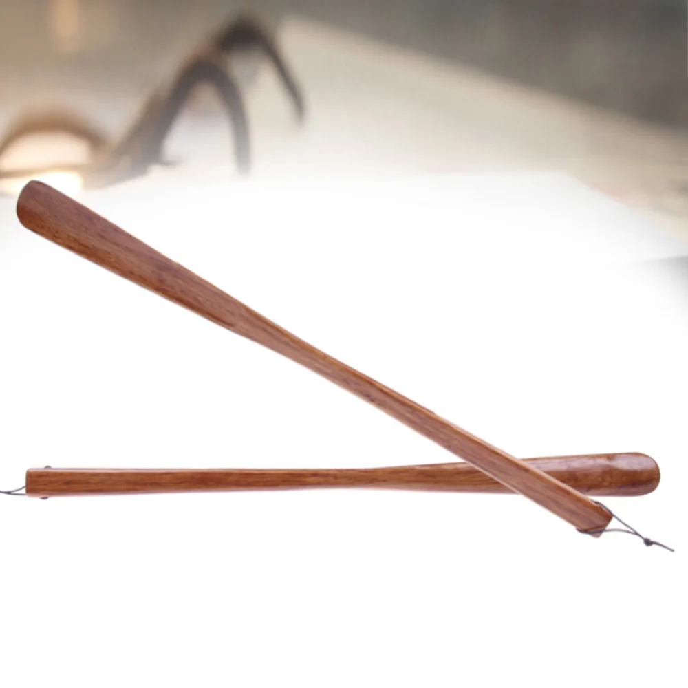 

Long Handled Shoe Horn Extended Lifter Wooden Lifter Easy Grip Shoehorn Polished