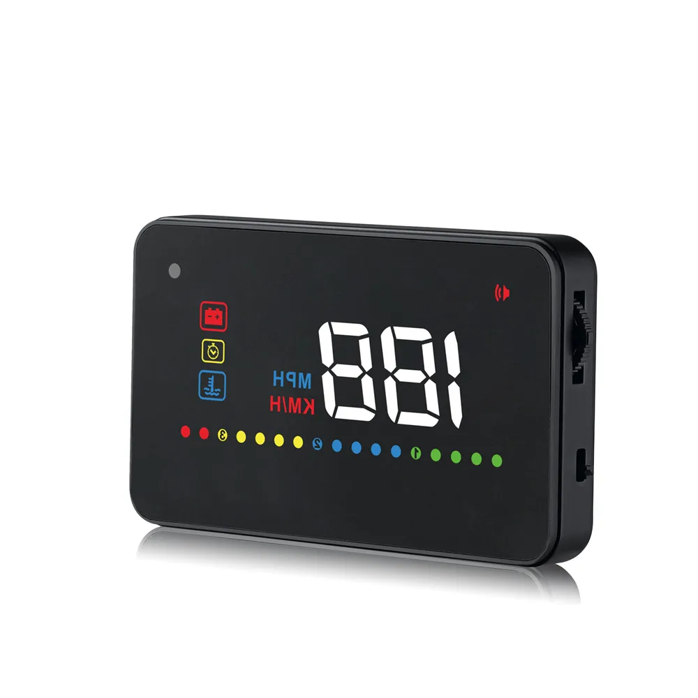 HUD A500 дисплей автомобиля gps OBD OBD2 диагностический инструмент проектор Цифровой измеритель скорости автомобиля сигнализация безопасности