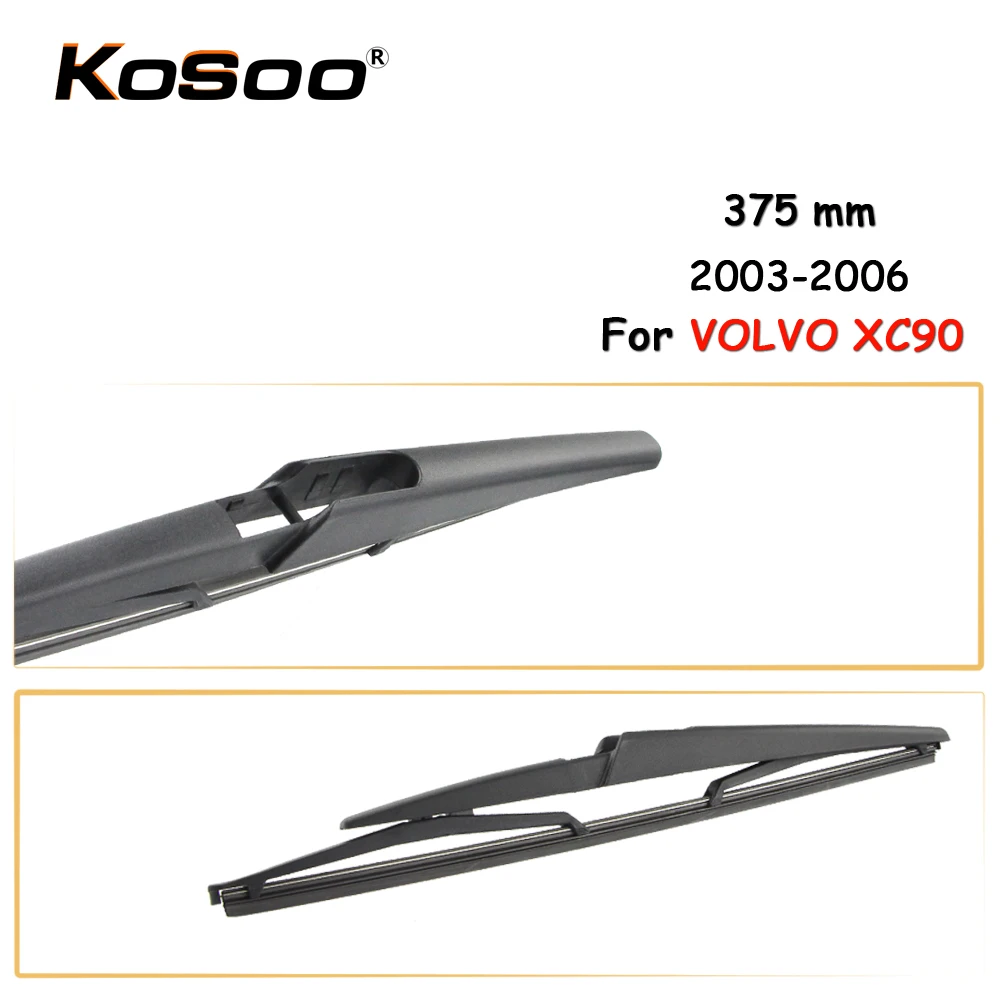 KOSOO Auto Rear Car Wiper Blade For VOLVO XC90,375 mm 2003 2006 Rear