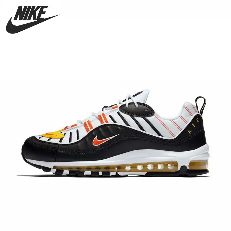 Original nueva llegada NIKE AIR MAX 98 de los hombres zapatillas de  deporte|Zapatillas de correr| - AliExpress