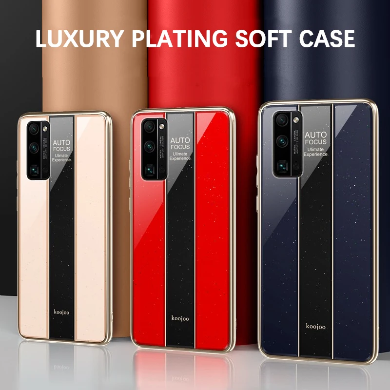 Чехол для телефона Huawei Honor 30 Pro чехол 30s роскошный стеклянный зеркальный с мягкой
