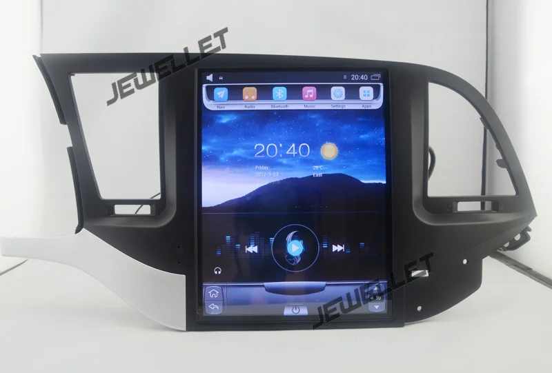 

10.4" tesla style vertical screen Octa core Android 8.1 Car GPS radio Navigation for Hyundai Elantra Avante 2017