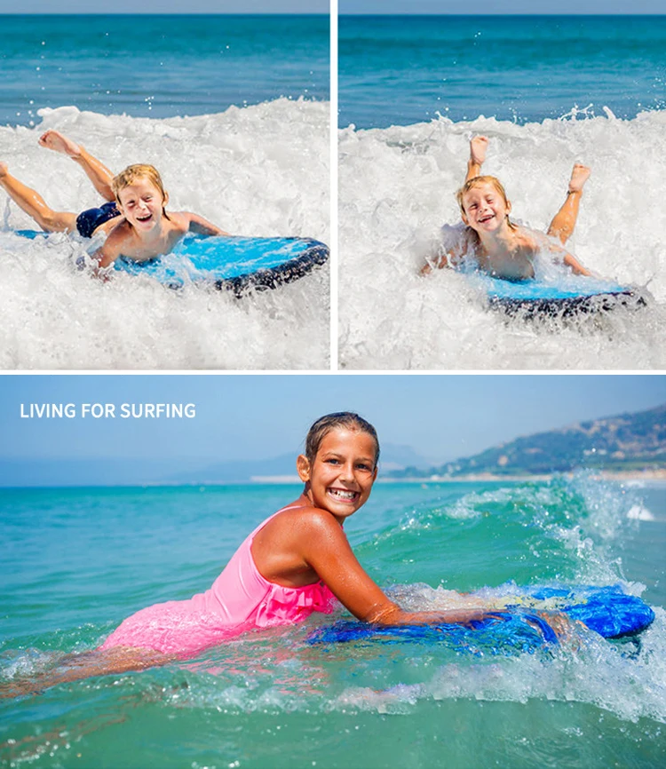 Portable Outdoor Inflatable Surfboard Kids Safe Sea Surfing Board Surfing Surf Paddle Board Water Sports Learn Swimming Paddle