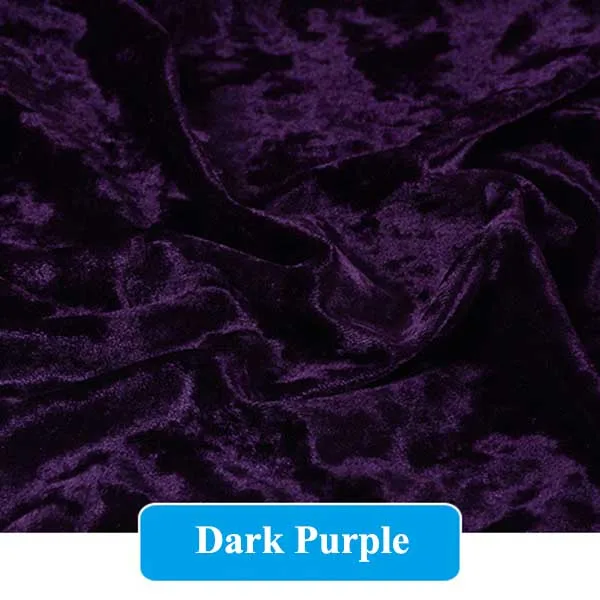 dark purple Meetee 50/100x160 см, плотная бархатная ткань, ледяной бархат, занавеска, скатерть для фона, одежда, Свадебное Ремесло, декоративная ткань AP635 - Цвет: dark purple