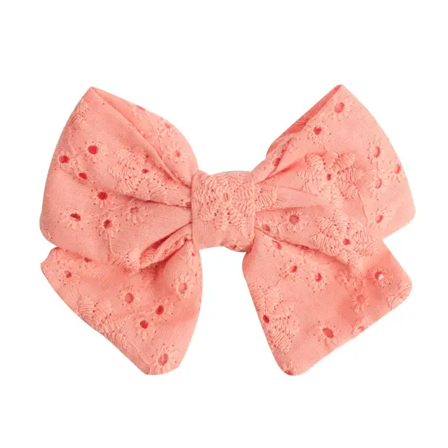 Elegant Chiffon Big Bow Spring Hair Clip Fashion Print Floral Hair Barrette For Women Girls Sweet Hairclip Hair Grip Accessories type 25