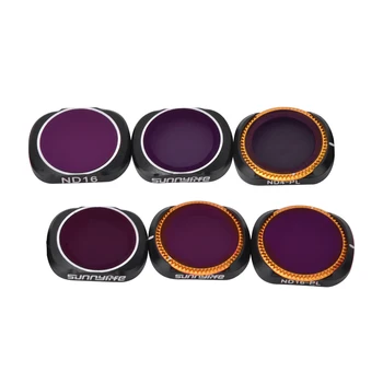 

Sunnylife OP-FI370 6PCS ND4/ND8/ND16/ND4-PL/ND8-PL/ND16-PL Lens Filter Kit Accessories for OSMO POCKET Camera
