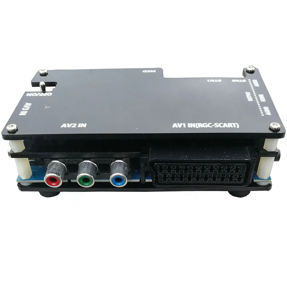 

Scan Practical OSSC HDMI Converter Kit Retro Game Console Black With Remote Control Universal Accessories Home For PlayStation2