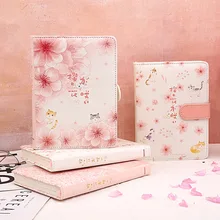 Портативный милый кожаный блокнот ручка книга студентов хипстер толстый маленький ноутбук цветной блокнот со страницами