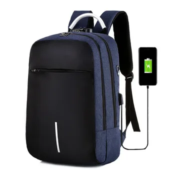 

Puimentiua Man Backpack Laptop Backpack USB Charging Backbag Travel Daypacks Male School Vacancy Backpack Theft Mochila Bookbag