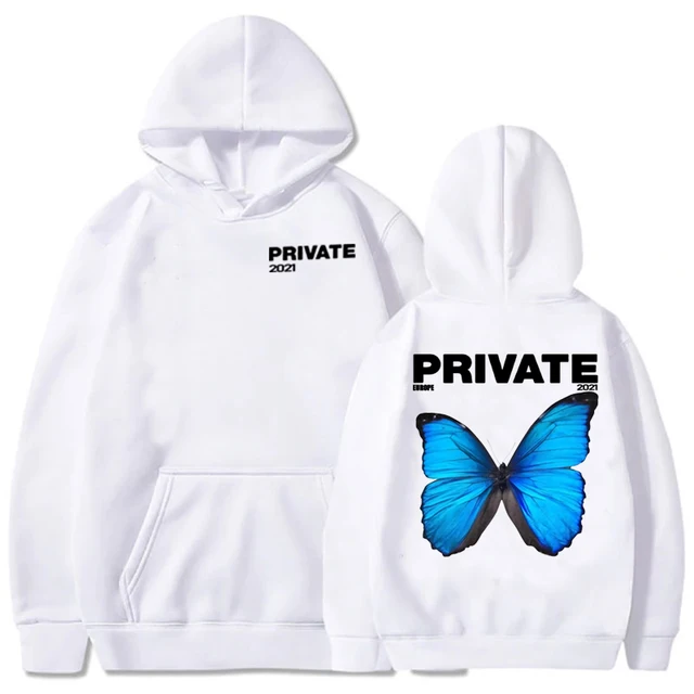 Private Butterfly Explosion Women Fashion Hoodies Sweatshirt Winter Warm Oversized Tracksuit Fashion Black Streetwear Hoodies 2