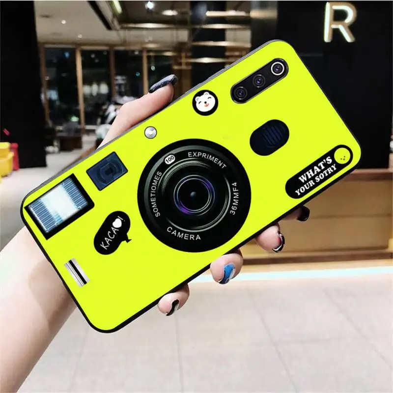 Vintage Camera Gameboy TPU Soft Silicone Phone Case Cover for Xiaomi Mi10 10Pro 10 lite Mi9 9SE 8SE Pocophone F1 Mi8 Lite