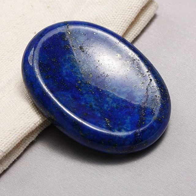 Collier bleu Lapis, soulagement de l'anxiété, collier d'anxiété