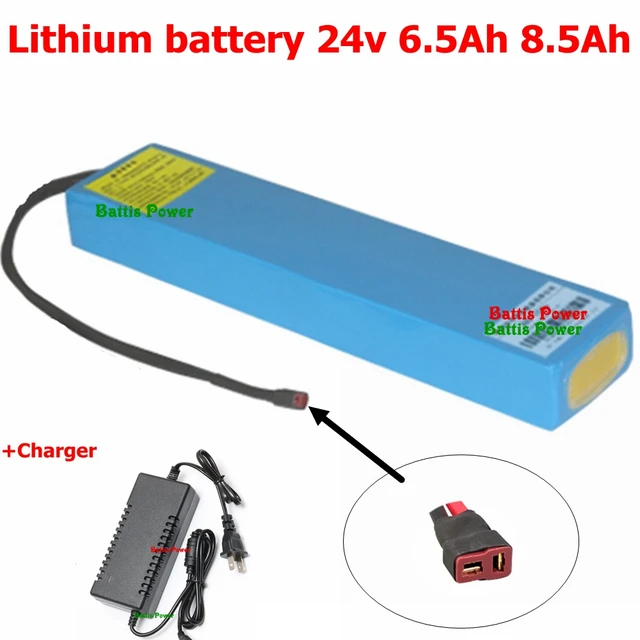 Size Strip Lithium Battery 24v 6.5ah 8.5ah Electric Scooter Battery Li-ion  Pack For Motor 500w Bike Eco Master S2 + 2a Charger - Rechargeable Batteries  - AliExpress