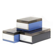 Черный/синий рабочего Бизнес держатель для карт визитная карточка Органайзер с разделителями и индекс вкладки коробка(400/600/800) карт Ёмкость