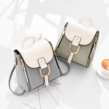 

Women Backpack Female 2019 New Fashion Shoulder Bag Multi-purpose casual ladies splice backpack travel bag girls