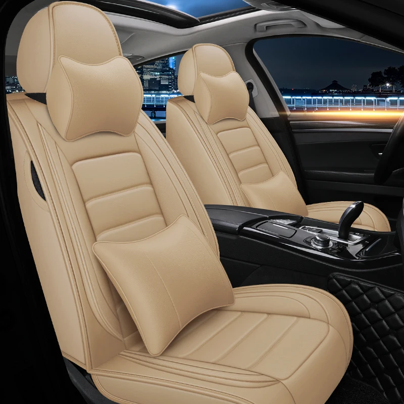 Чехлы из экокожи на автомобильные сиденья полное покрытие для skoda octavia tour rapid