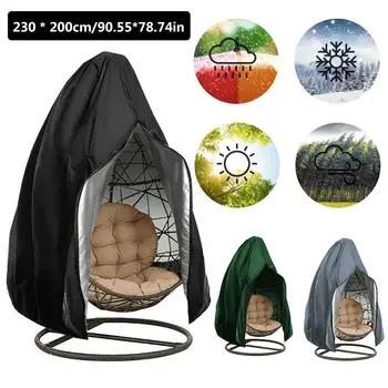

Outdoor Patio Hanging Covers For Wicker Chairs Egg Swing Chair Covers Waterproof UV Resistant Cover For Yard Garden Swing Chair